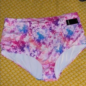 Torrid Tie-Dye High Waisted Swimsuit Bottoms